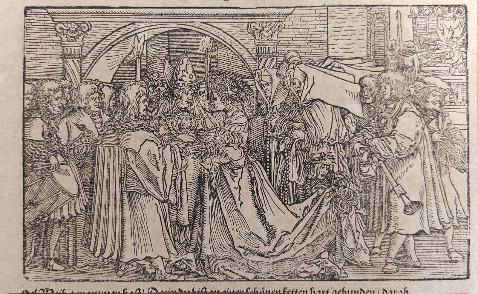 SCENA PER IL "DE REMEDIIS FORTUNAE" DI PETRARCA