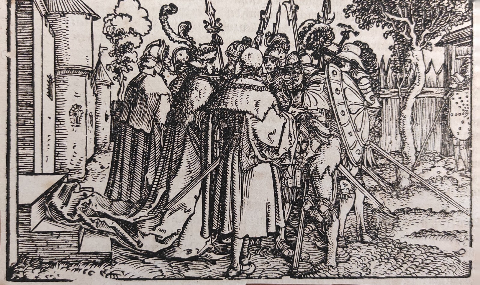 SCENA PER IL "DE REMEDIIS FORTUNAE" DI PETRARCA