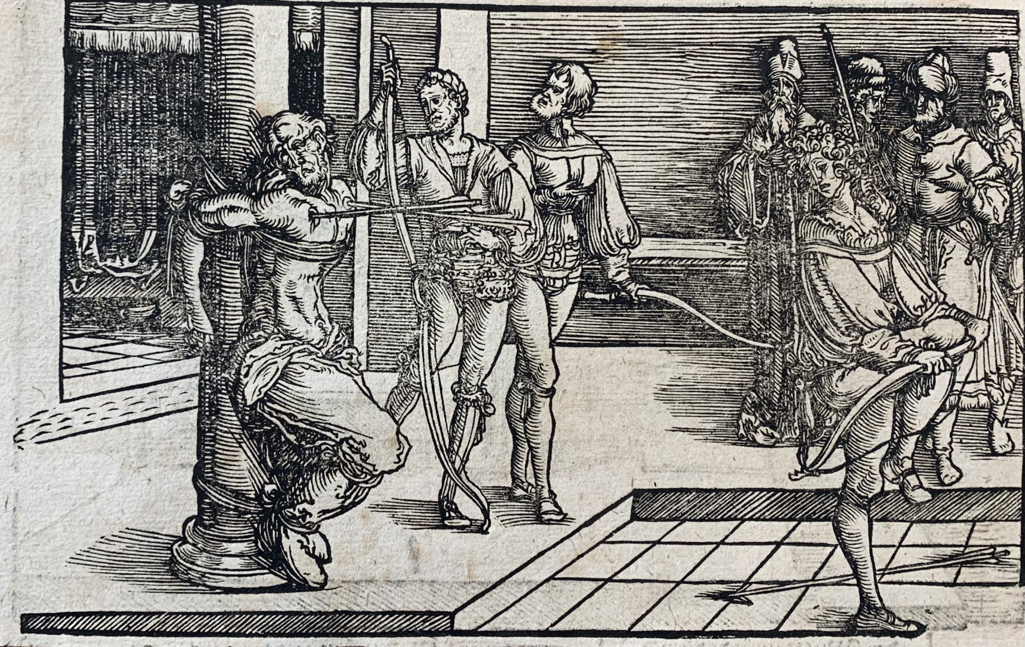 SCENA PER IL "DE REMEDIIS FORTUNAE" DI PETRARCA