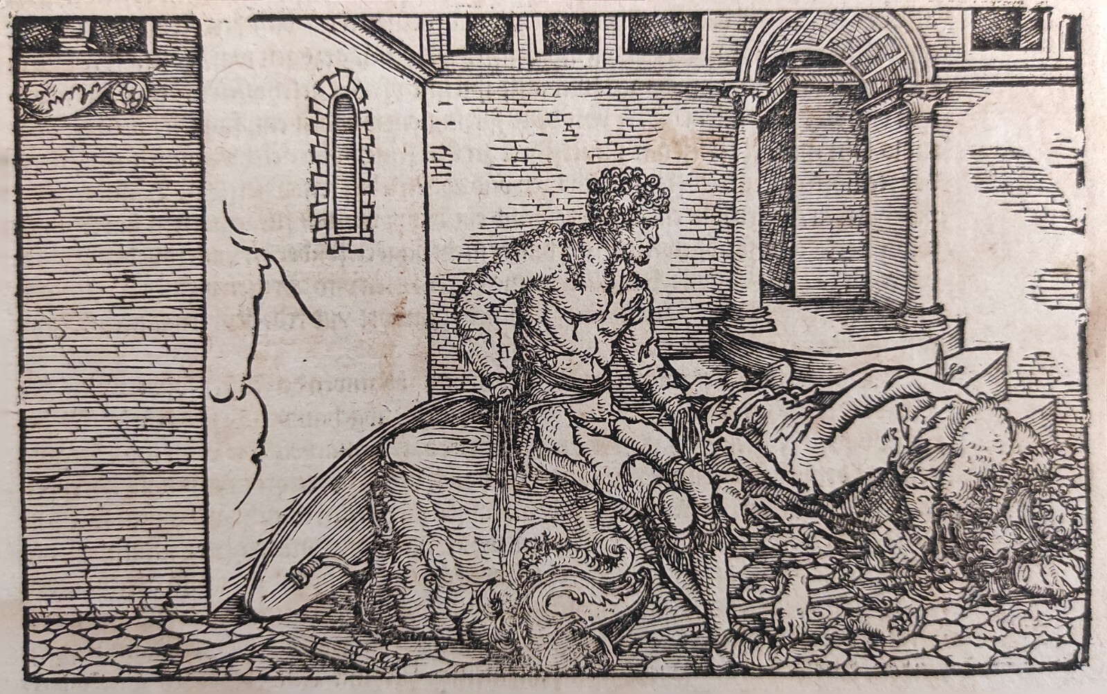 SCENA PER IL "DE REMEDIIS FORTUNAE" DI PETRARCA