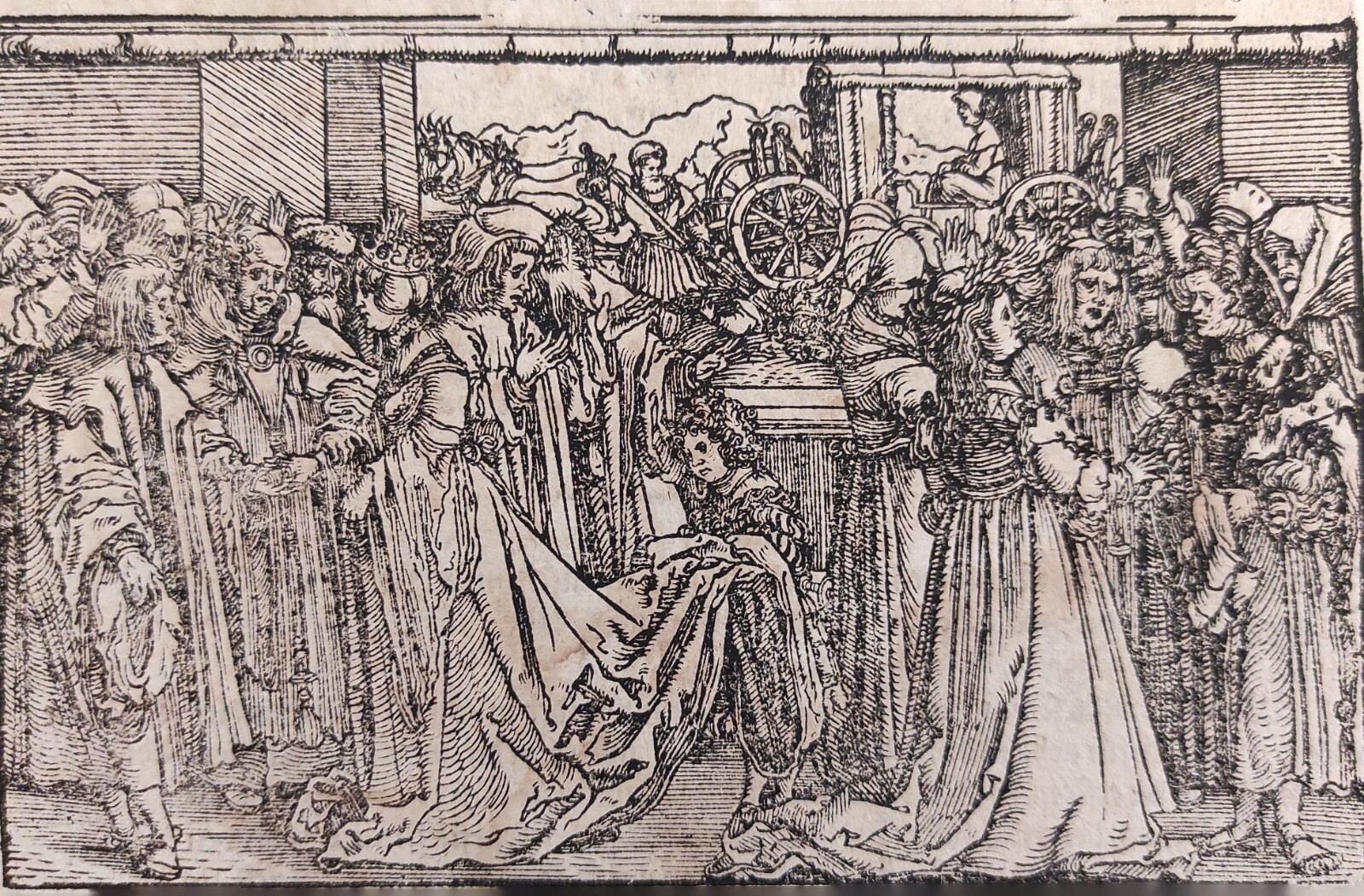 SCENA PER IL "DE REMEDIIS FORTUNAE" DI PETRARCA