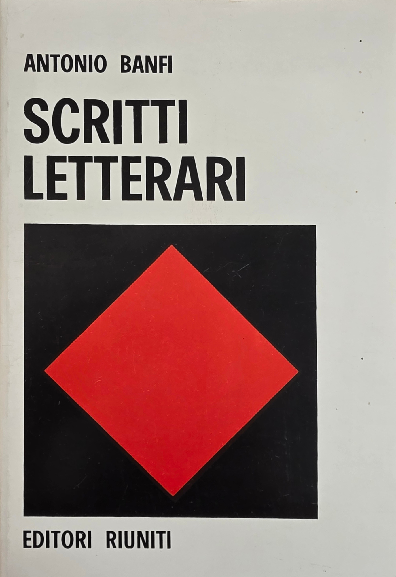 SCRITTI LETTERARI