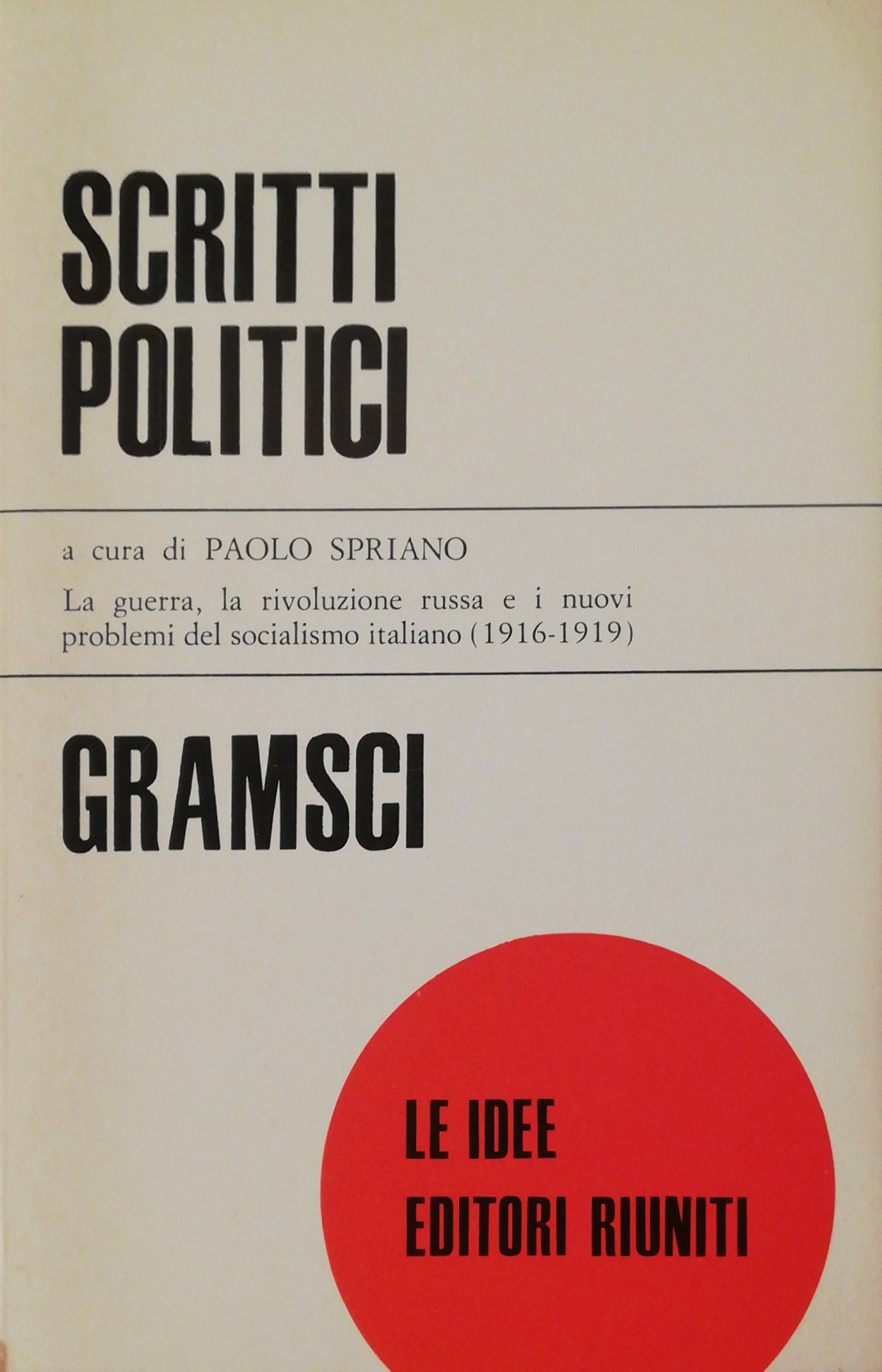 SCRITTI POLITICI