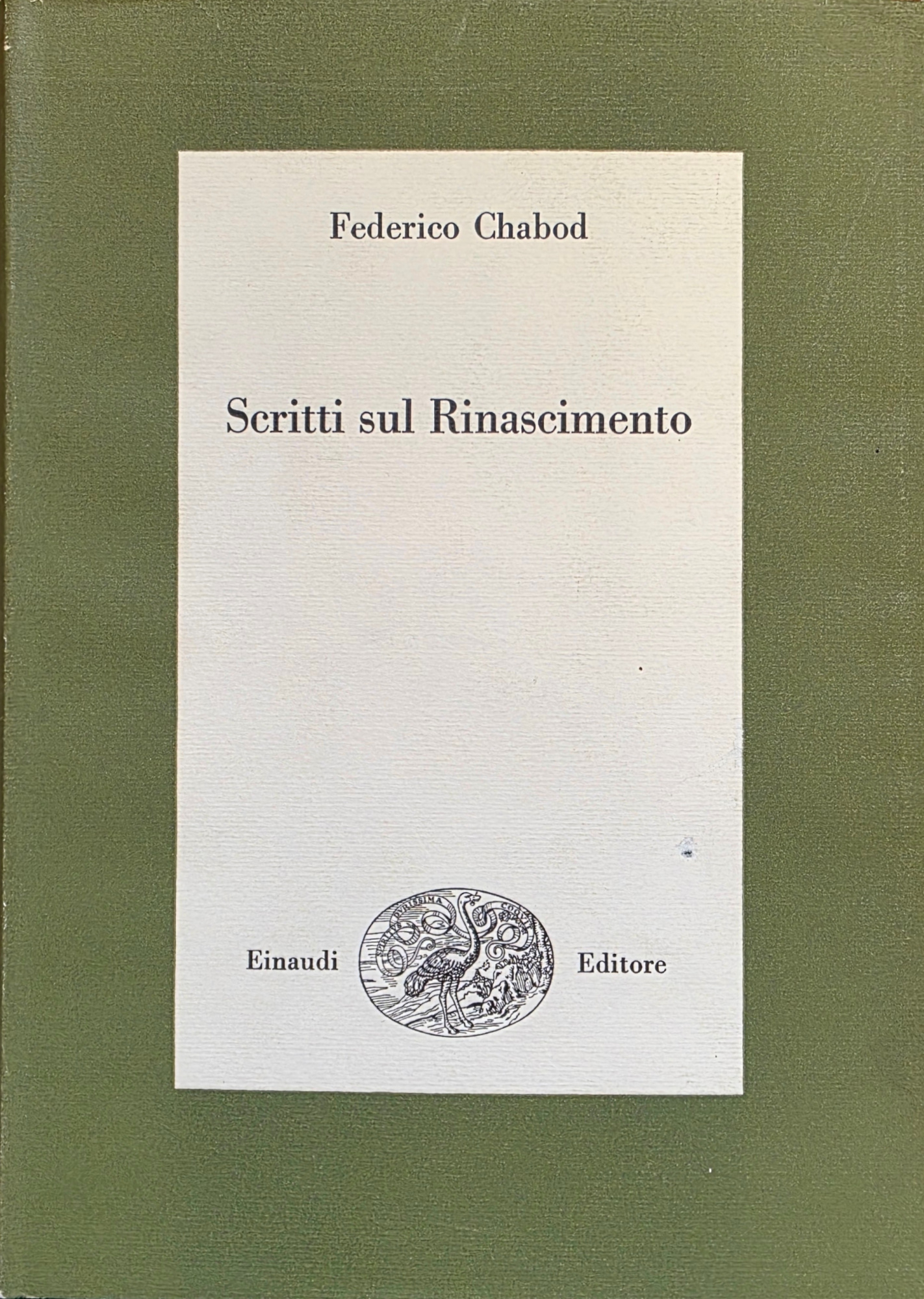 SCRITTI SUL RINASCIMENTO