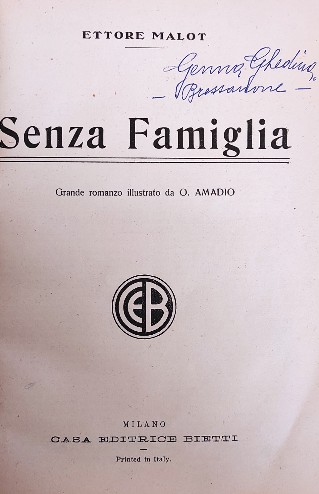 SENZA FAMIGLIA