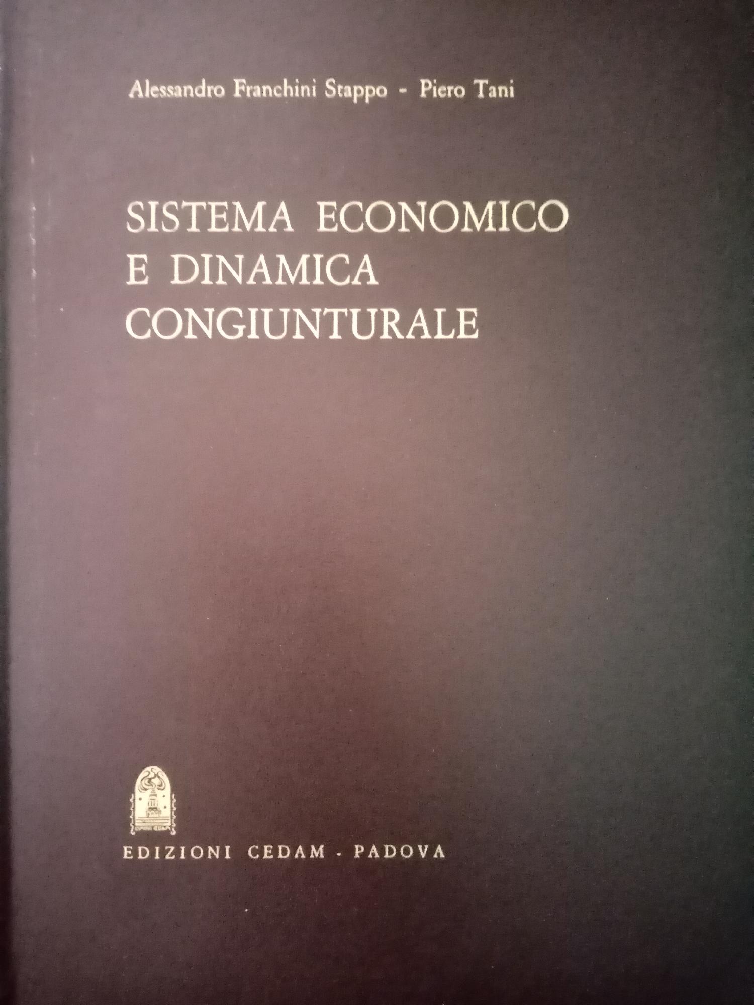 SISTEMA ECONOMICO E DINAMICA CONGIUNTURALE