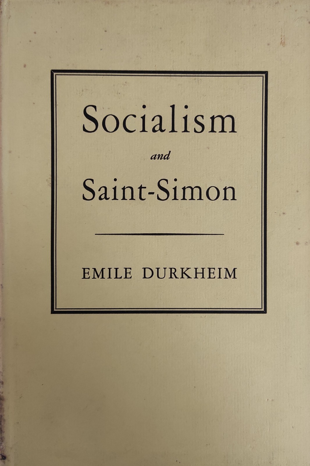 SOCIALISM AND SAINT-SIMON. LE SOCIALISME