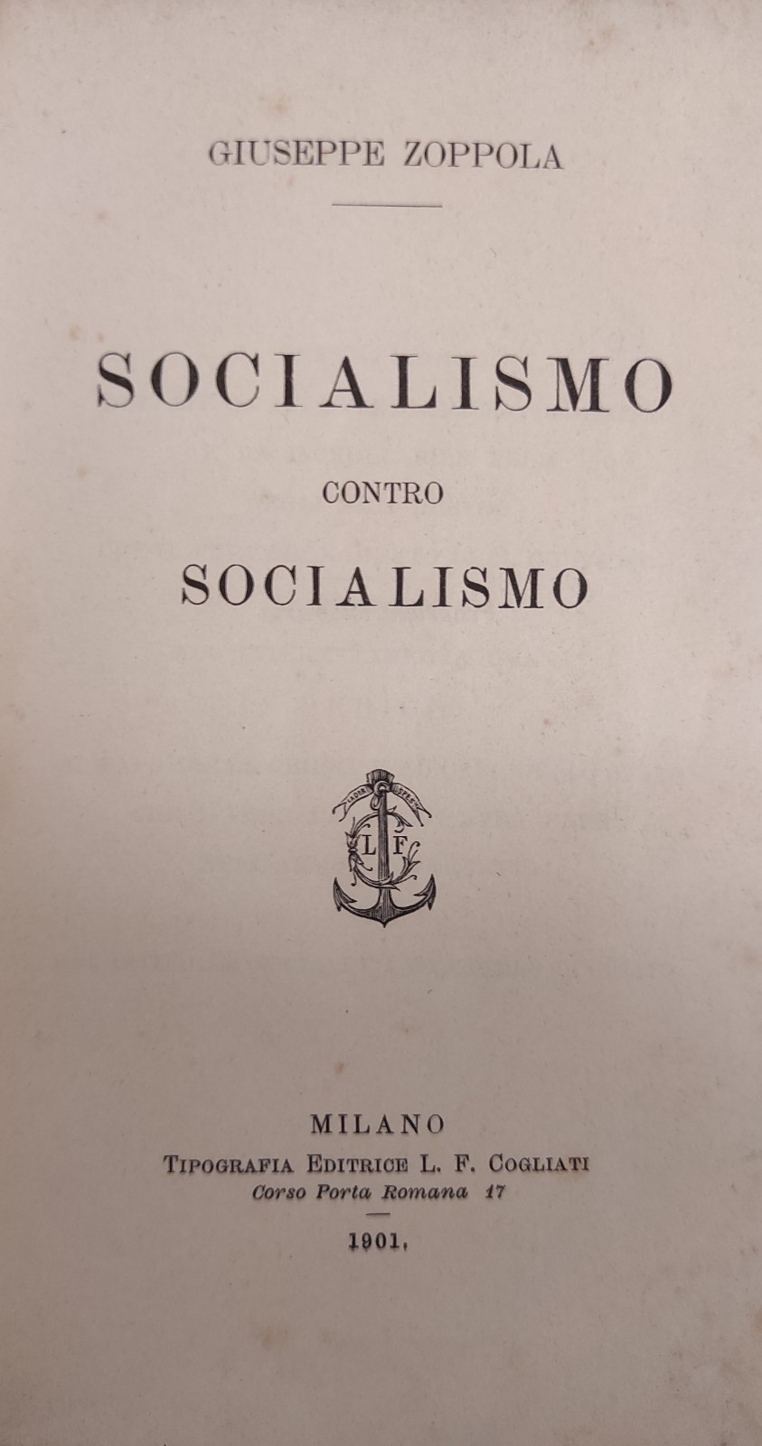 SOCIALISMO CONTRO SOCIALISMO