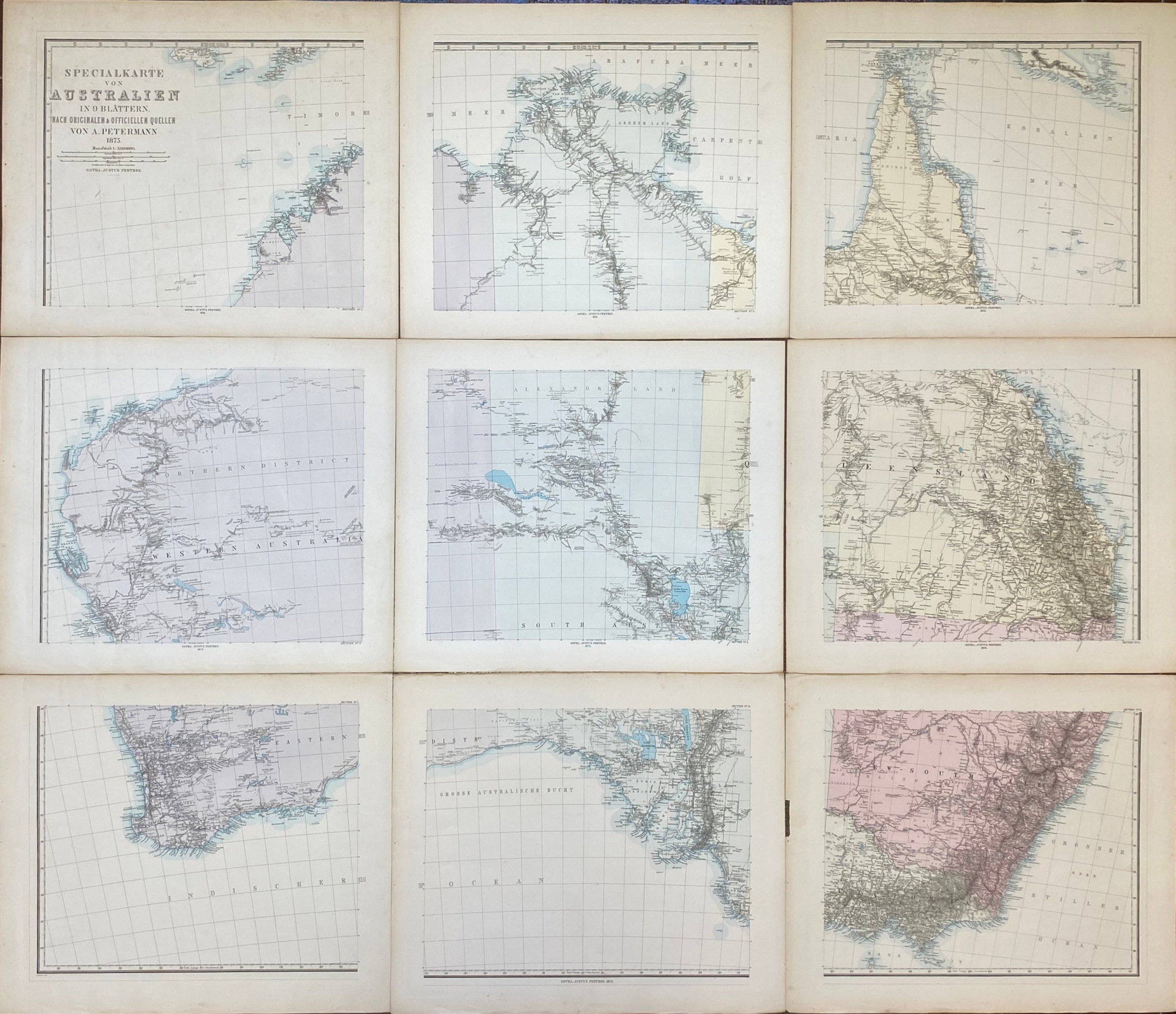 SPECIALKARTE VON AUSTRALIEN