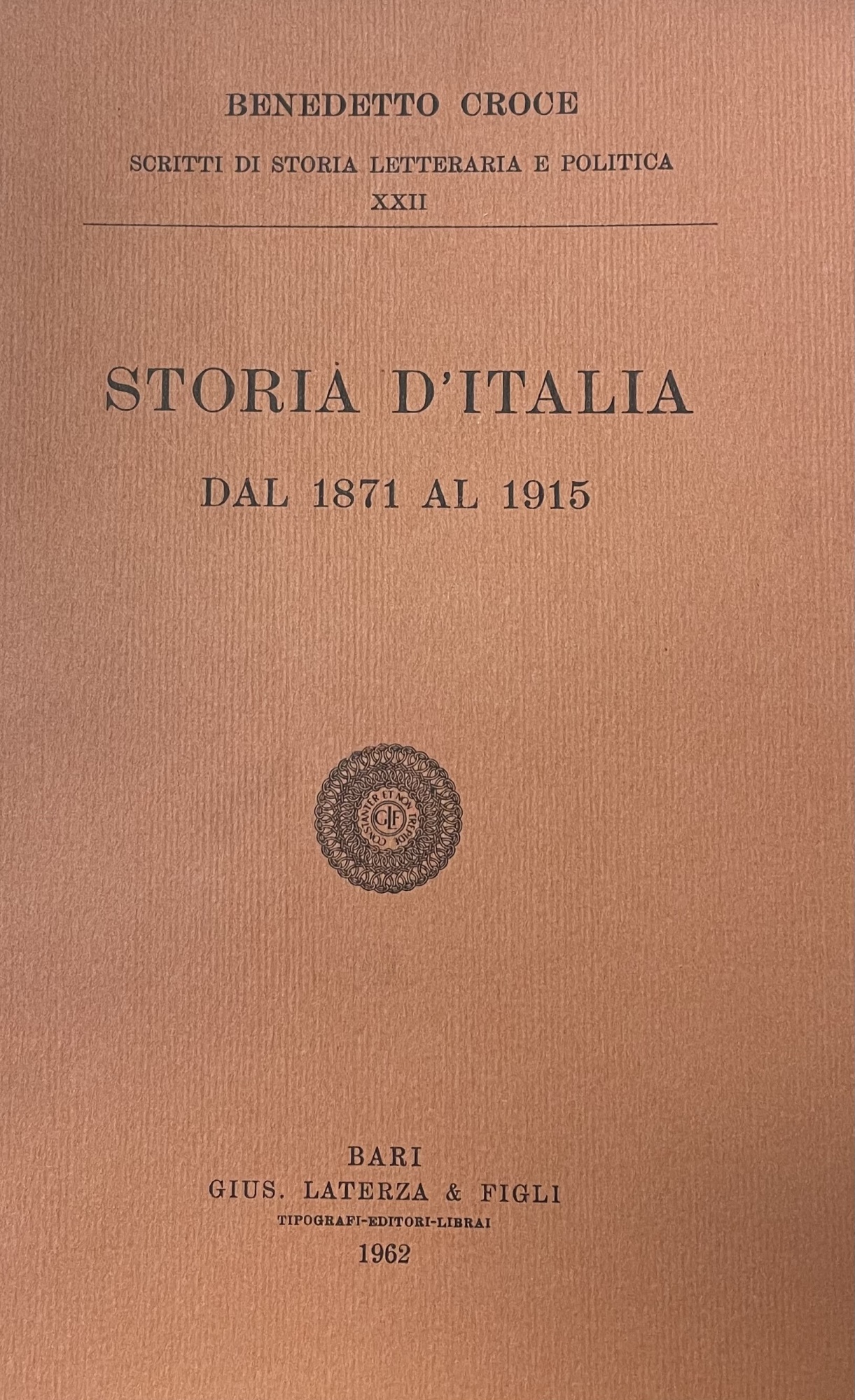 STORIA D' ITALIA DAL 1871 AL 1915