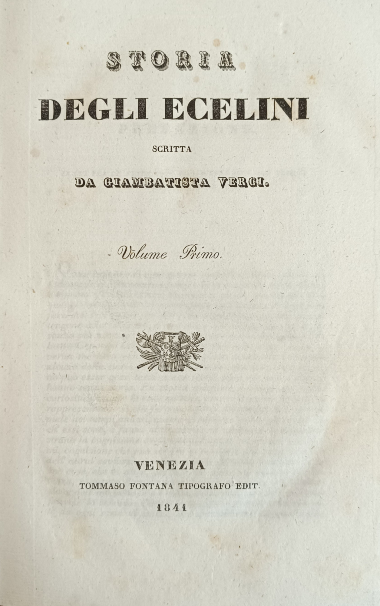 STORIA DEGLI ECELINI
