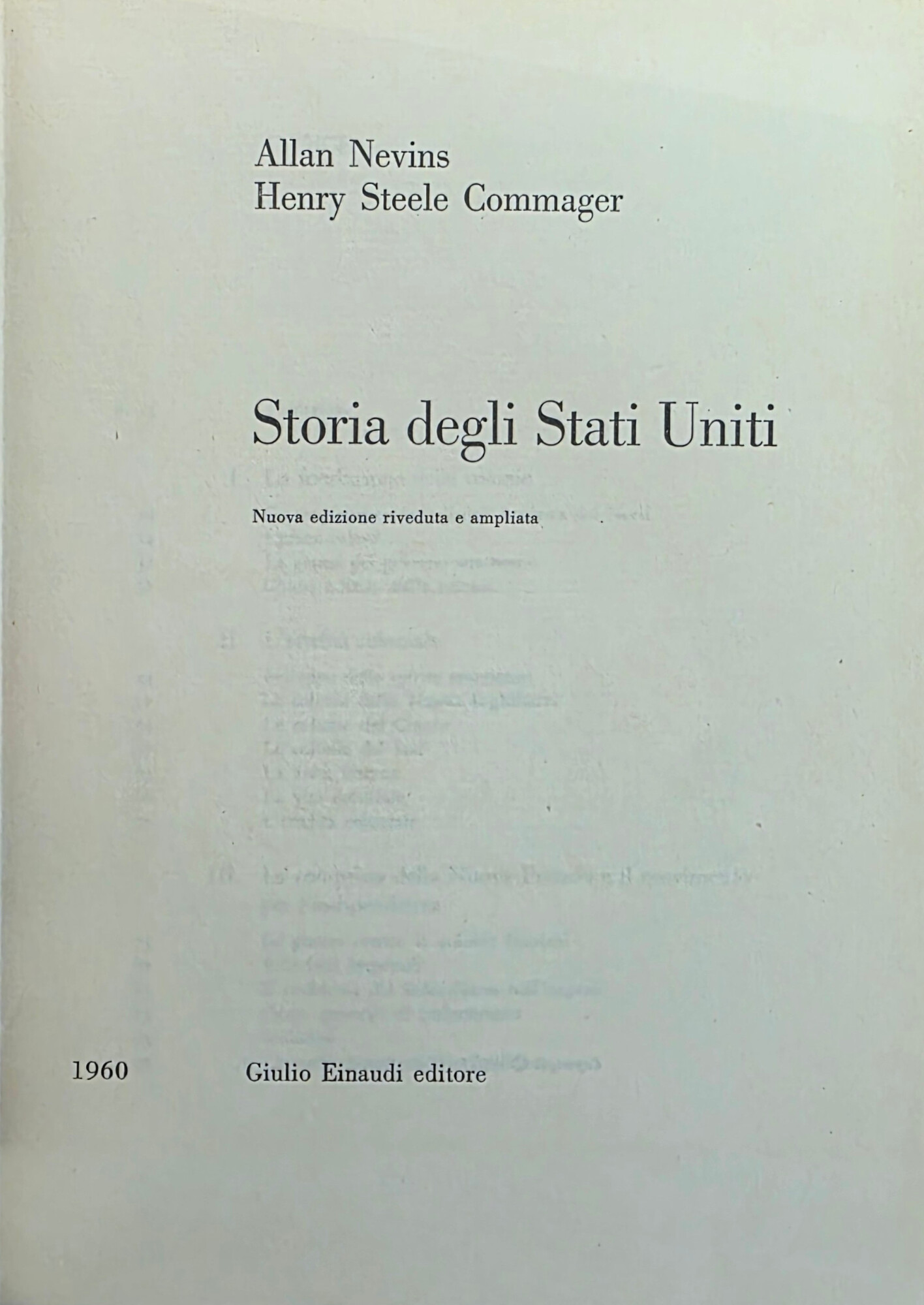 STORIA DEGLI STATI UNITI