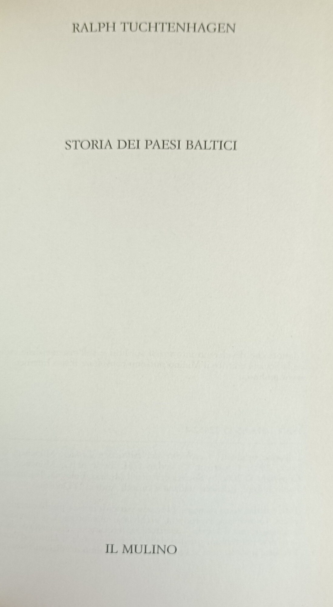 STORIA DEI PAESI BALTICI