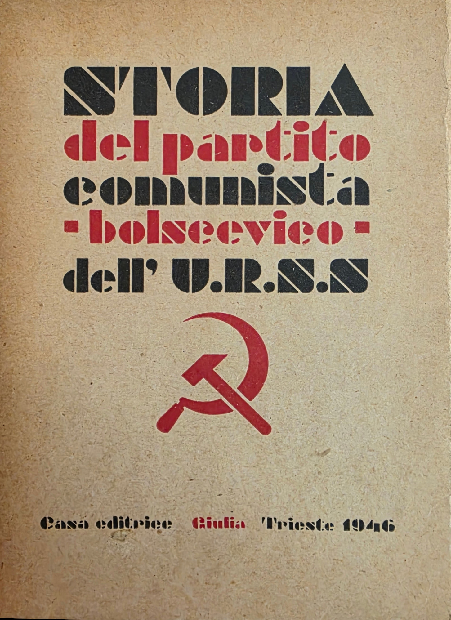 STORIA DEL PARTITO COMUNISTA (BOLSCEVICO) DELL' U. R. S. S.