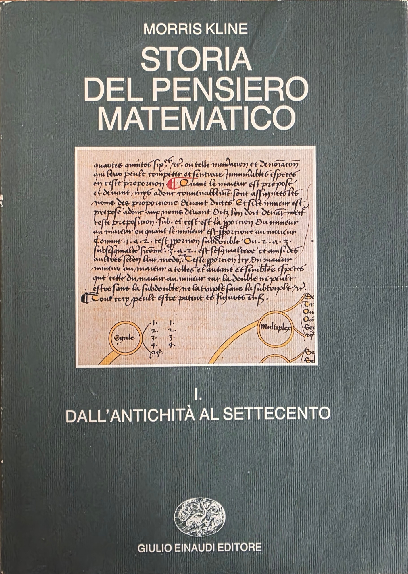 STORIA DEL PENSIERO MATEMATICO