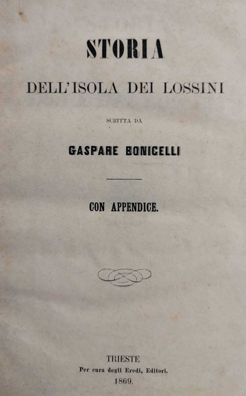STORIA DELL'ISOLA DEI LOSSINI