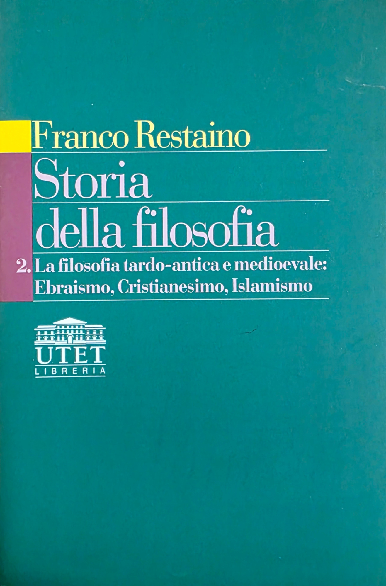 STORIA DELLA FILOSOFIA. LA FILOSOFIA TARDO - ANTICA E MEDIOEVALE: …