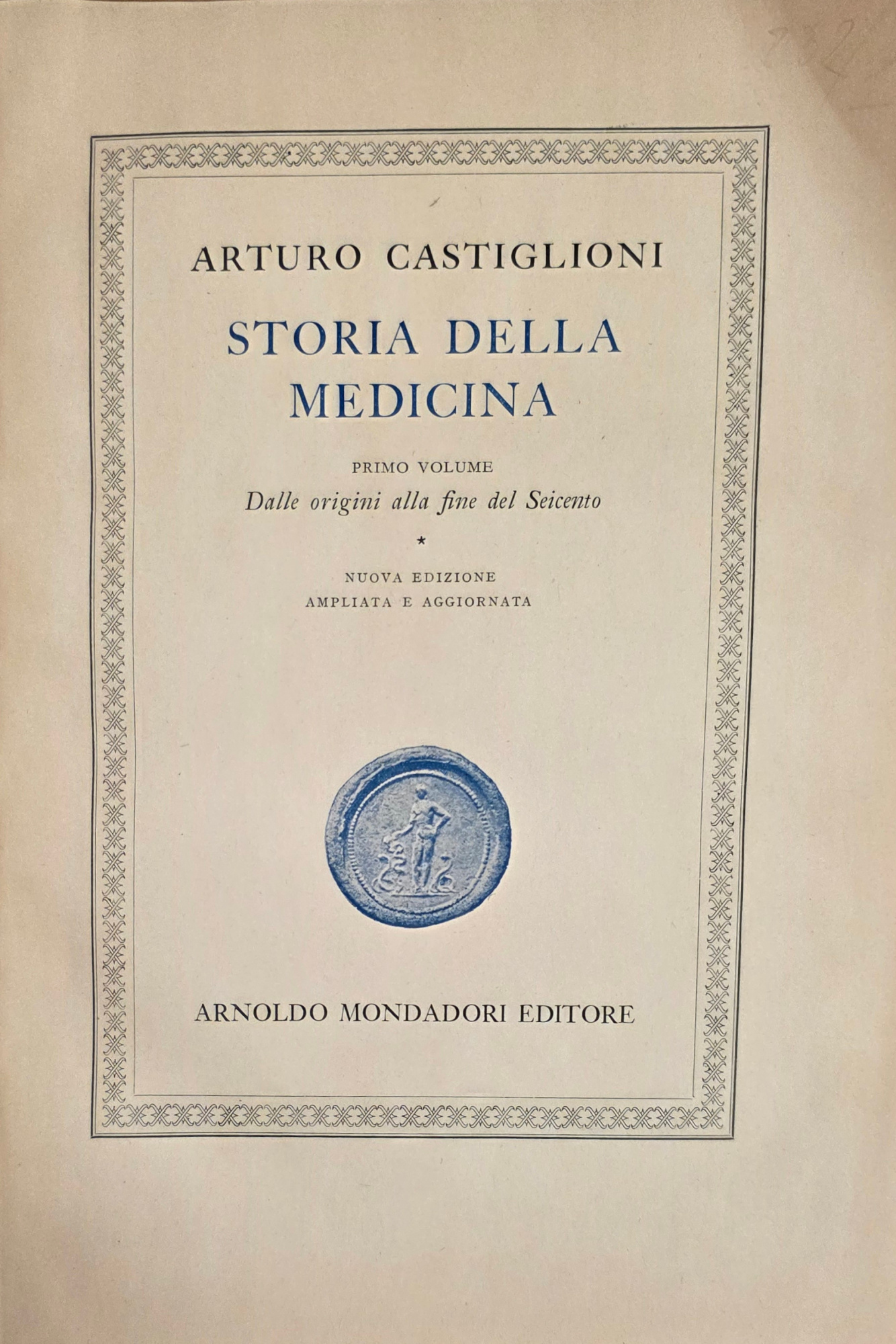 STORIA DELLA MEDICINA