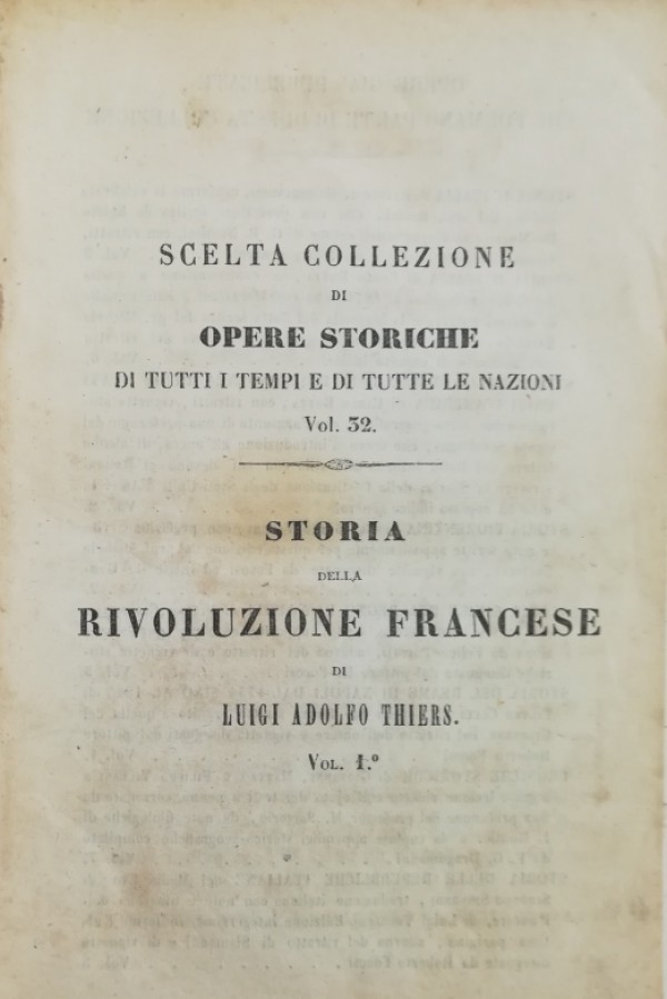 STORIA DELLA RIVOLUZIONE FRANCESE PRECEDUTA DA UN COMPENDIO DELLA STORIA …