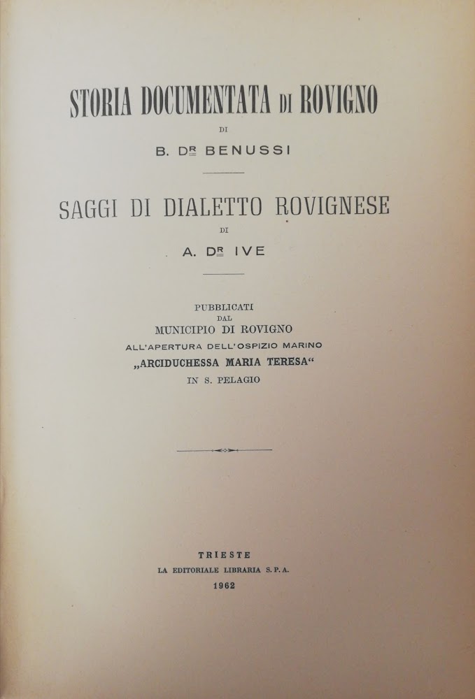 STORIA DOCUMENTATA DI ROVIGNO