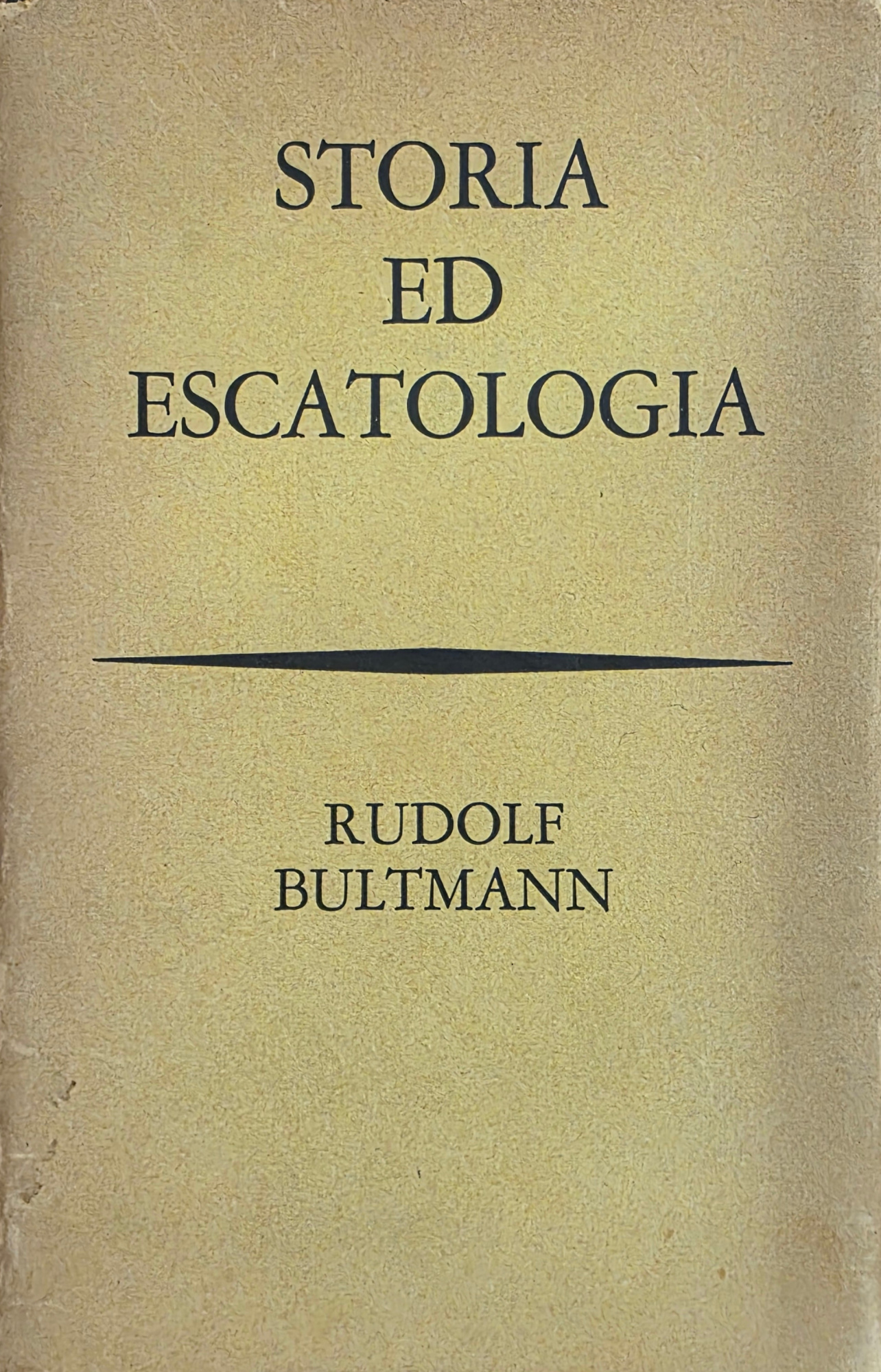 STORIA ED ESCATOLOGIA
