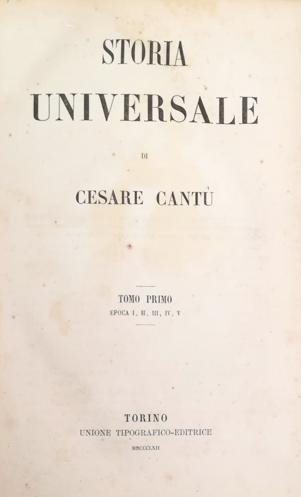 STORIA UNIVERSALE