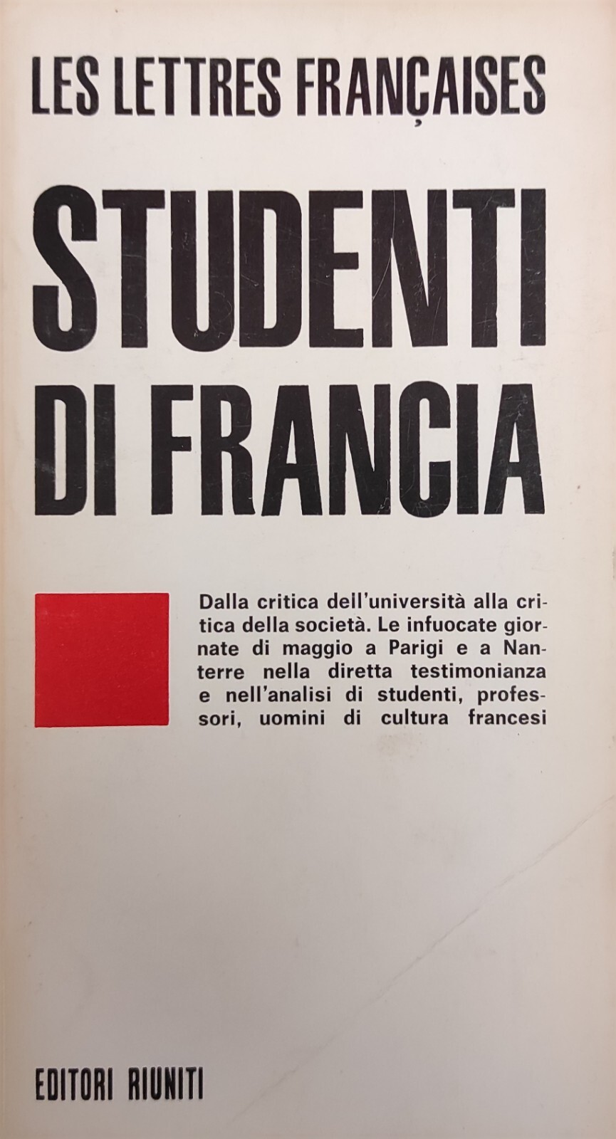 STUDENTI DI FRANCIA