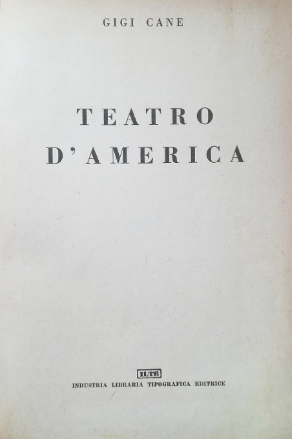 TEATRO D'AMERICA