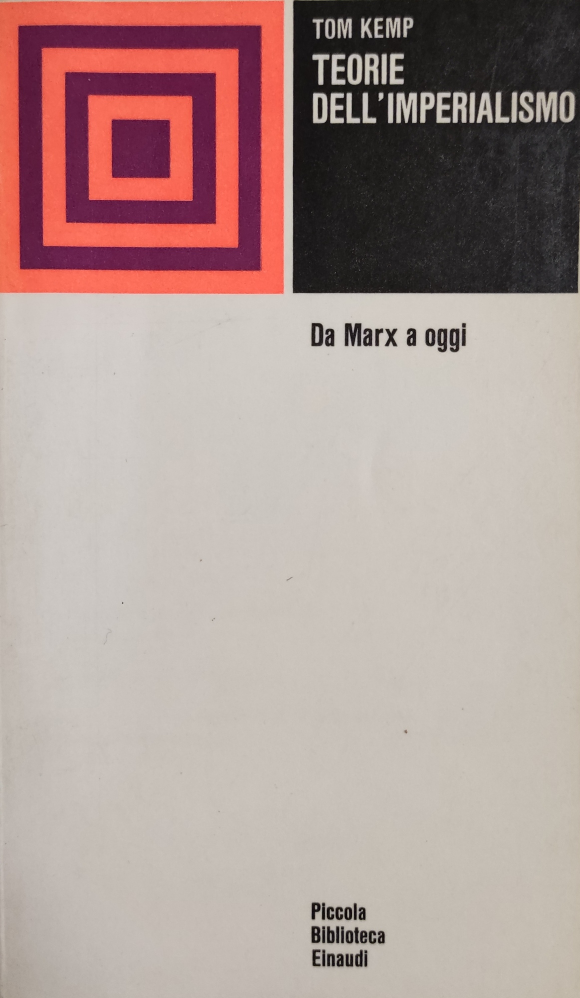 TEORIE DELL'IMPERIALISMO. DA MARX A OGGI