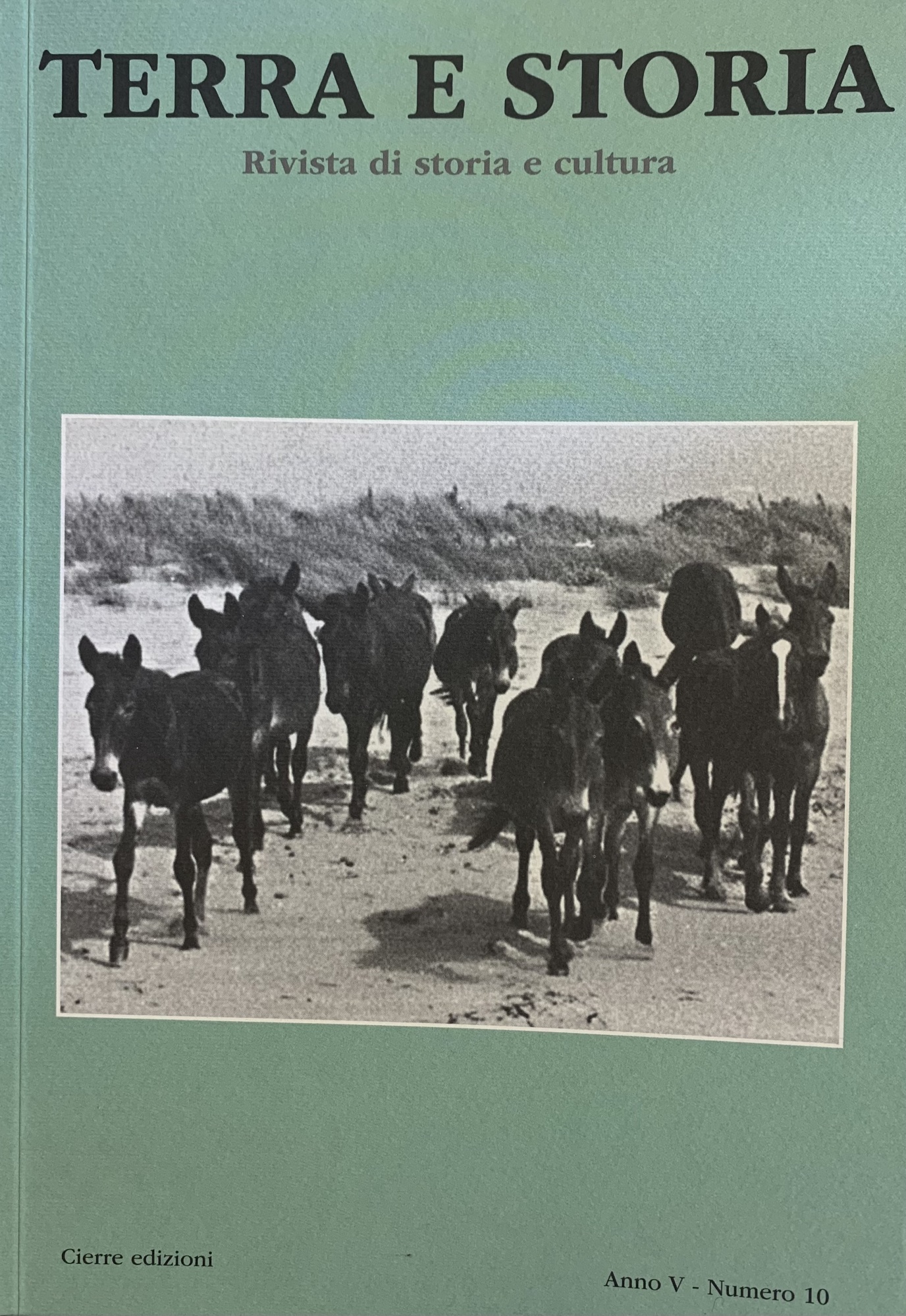TERRA E STORIA. RIVISTA DI STORIA E CULTURA