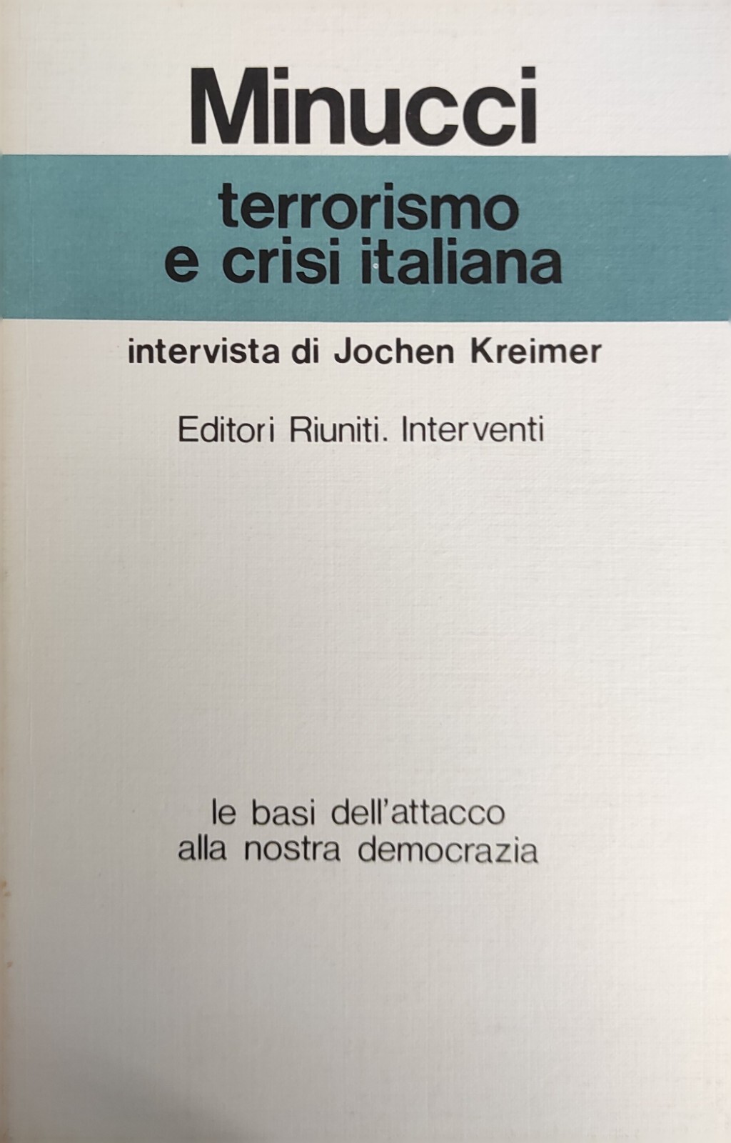 TERRORISMO E CRISI ITALIANA