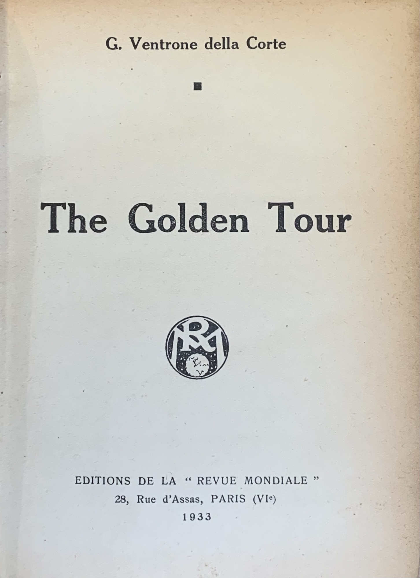 THE GOLDEN TOUR