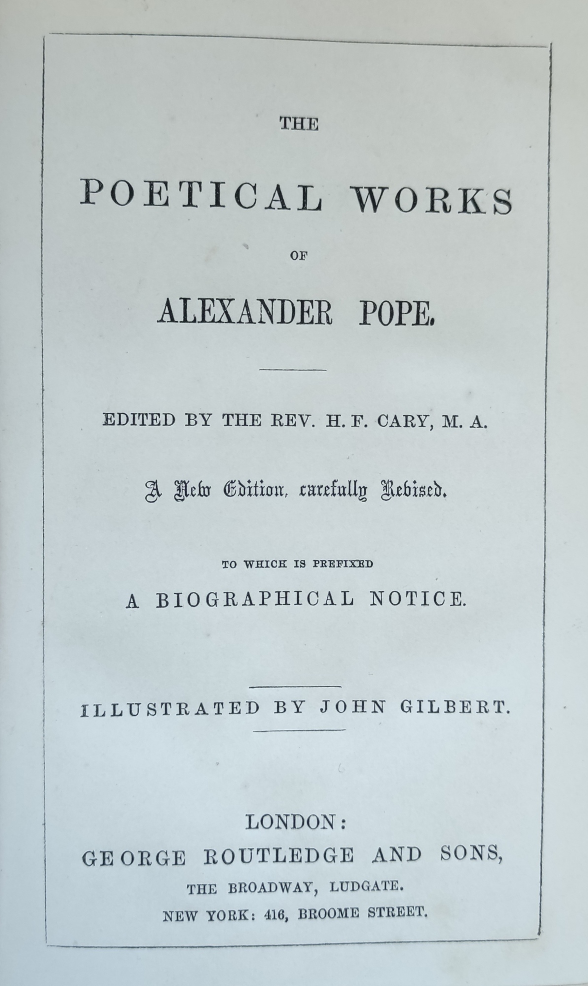 THE POETICAL WORKS