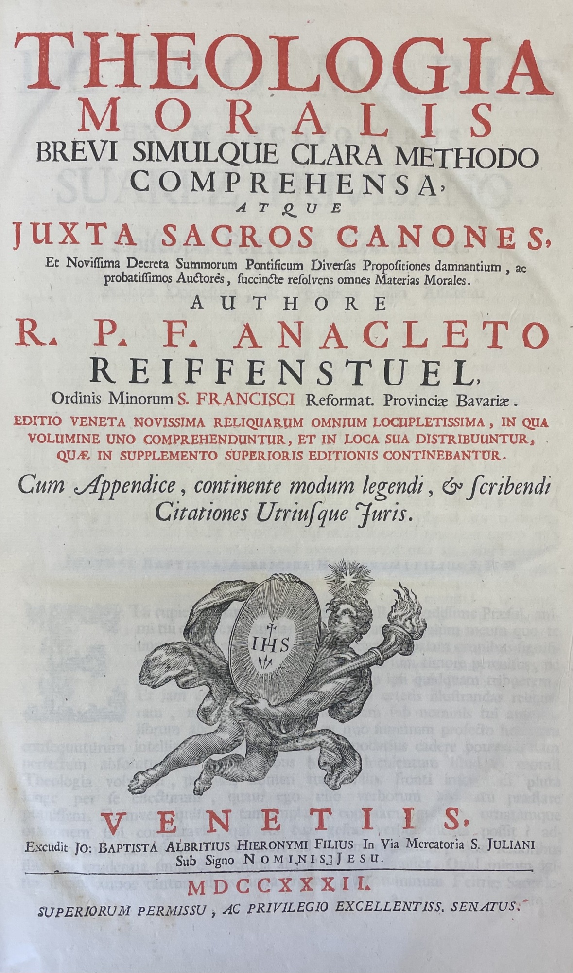 THEOLOGIA MORALIS BREVI SIMULQUE CLARA METHODO COMPREHENSA, ATQUE JUXTA SACROS …