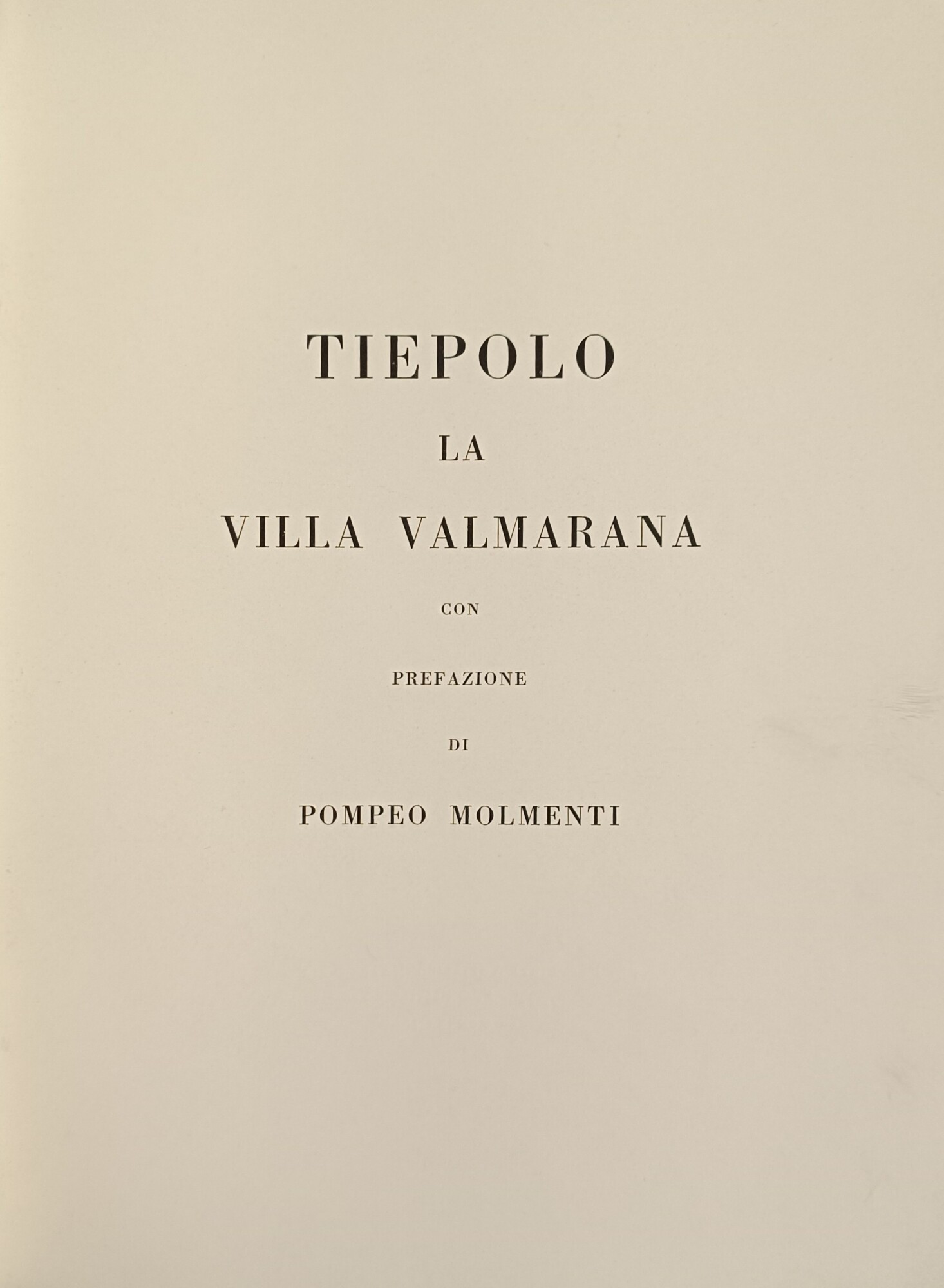 TIEPOLO. LA VILLA VALMARANA