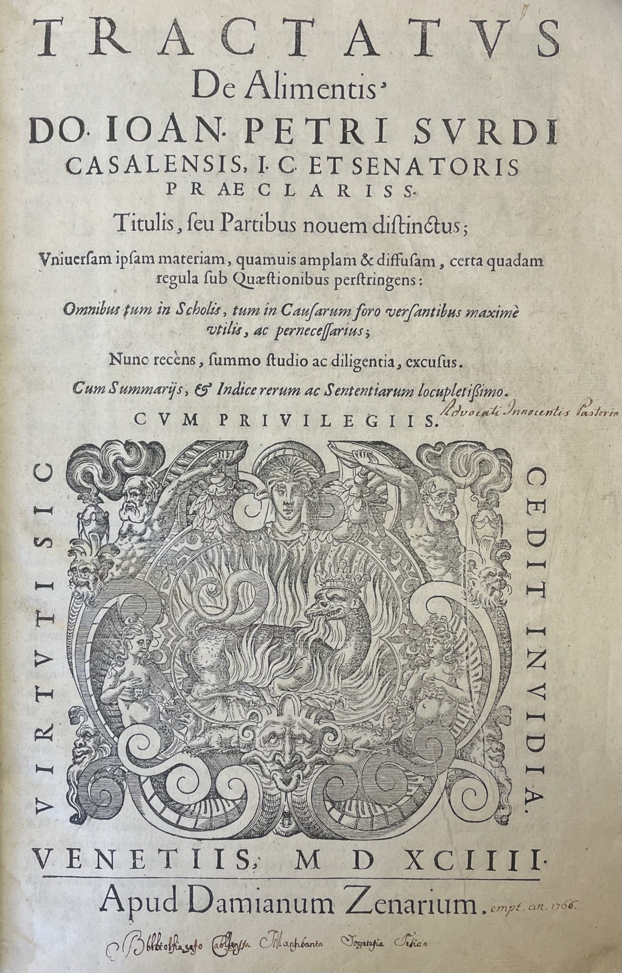 TRACTATUS DE ALIMENTIS