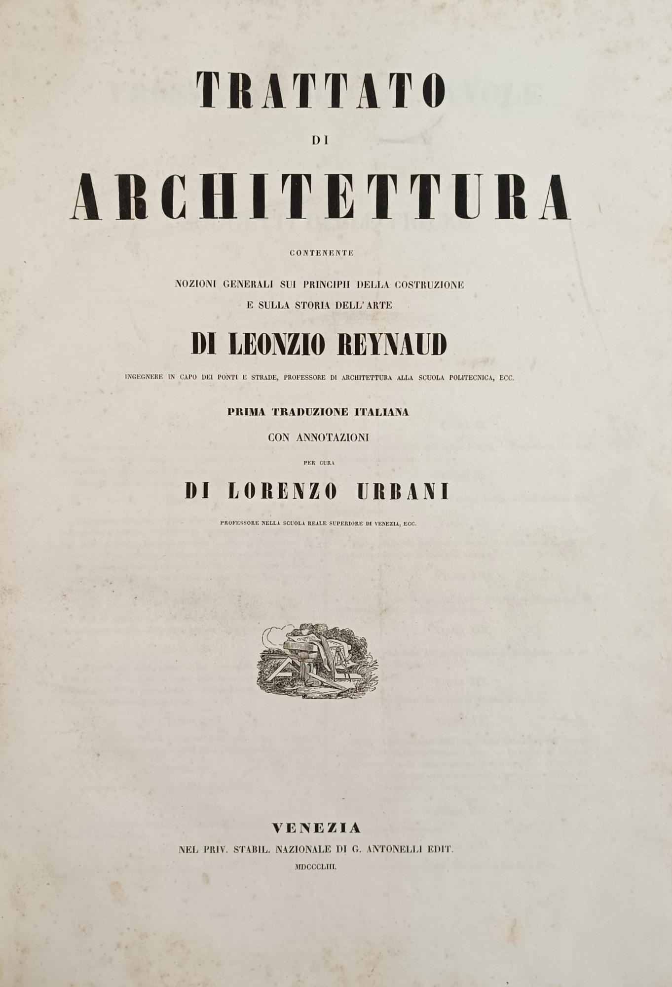 TRATTATO DI ARCHITETTURA