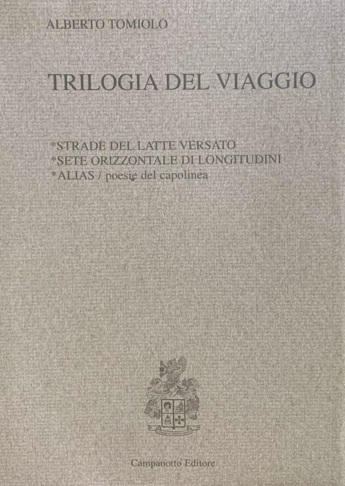 TRILOGIA DEL VIAGGIO