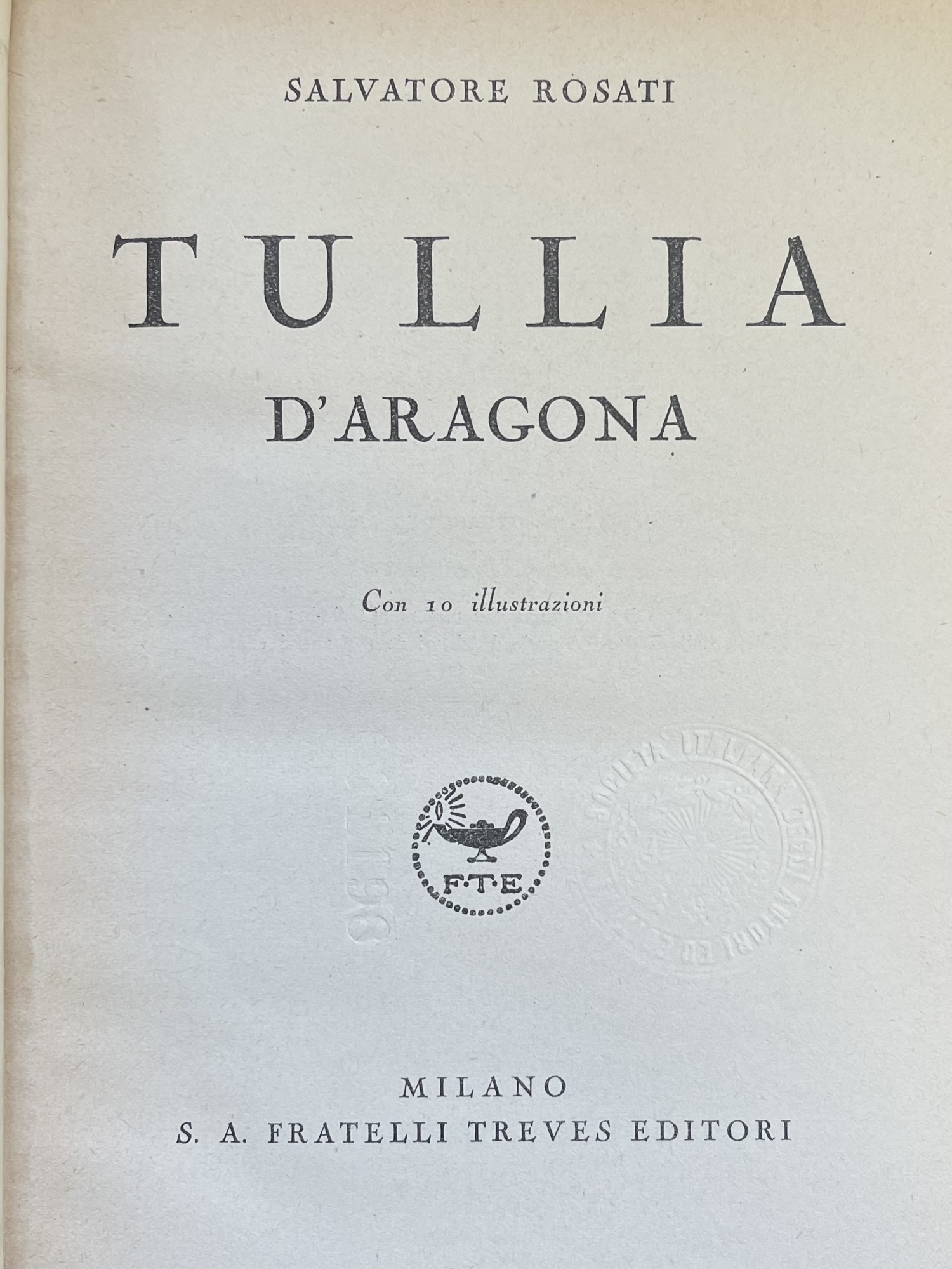 TULLIA D' ARAGONA