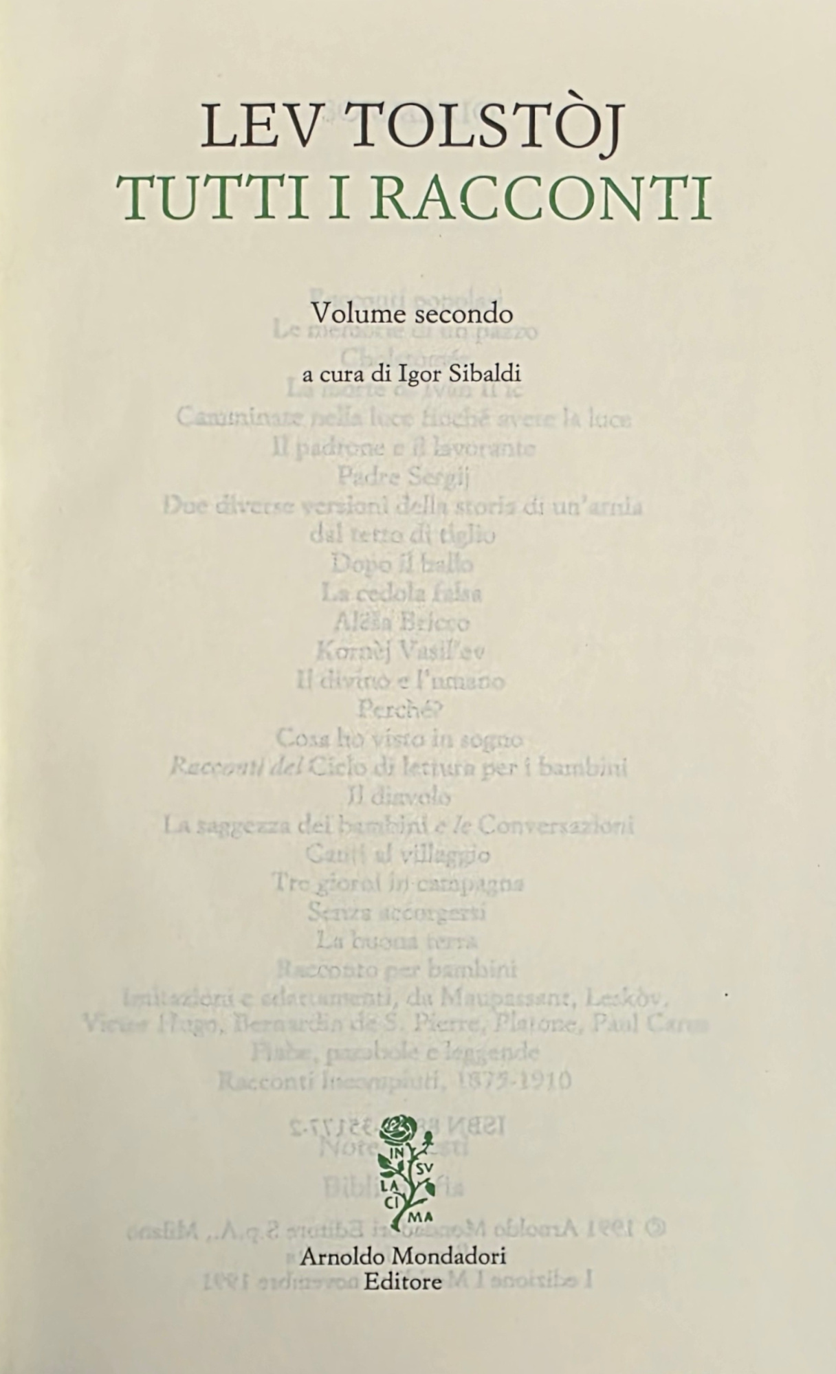 TUTTI I RACCONTI. vol. 2