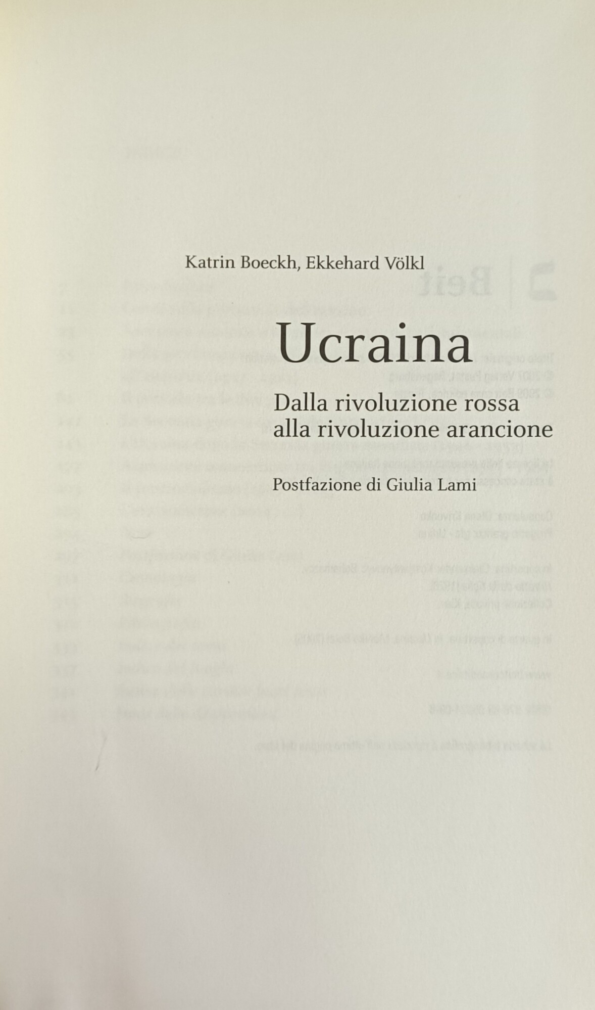 UCRAINA. DALLA RIVOLUZIONE ROSSA ALLA RIVOLUZIONE ARANCIONE