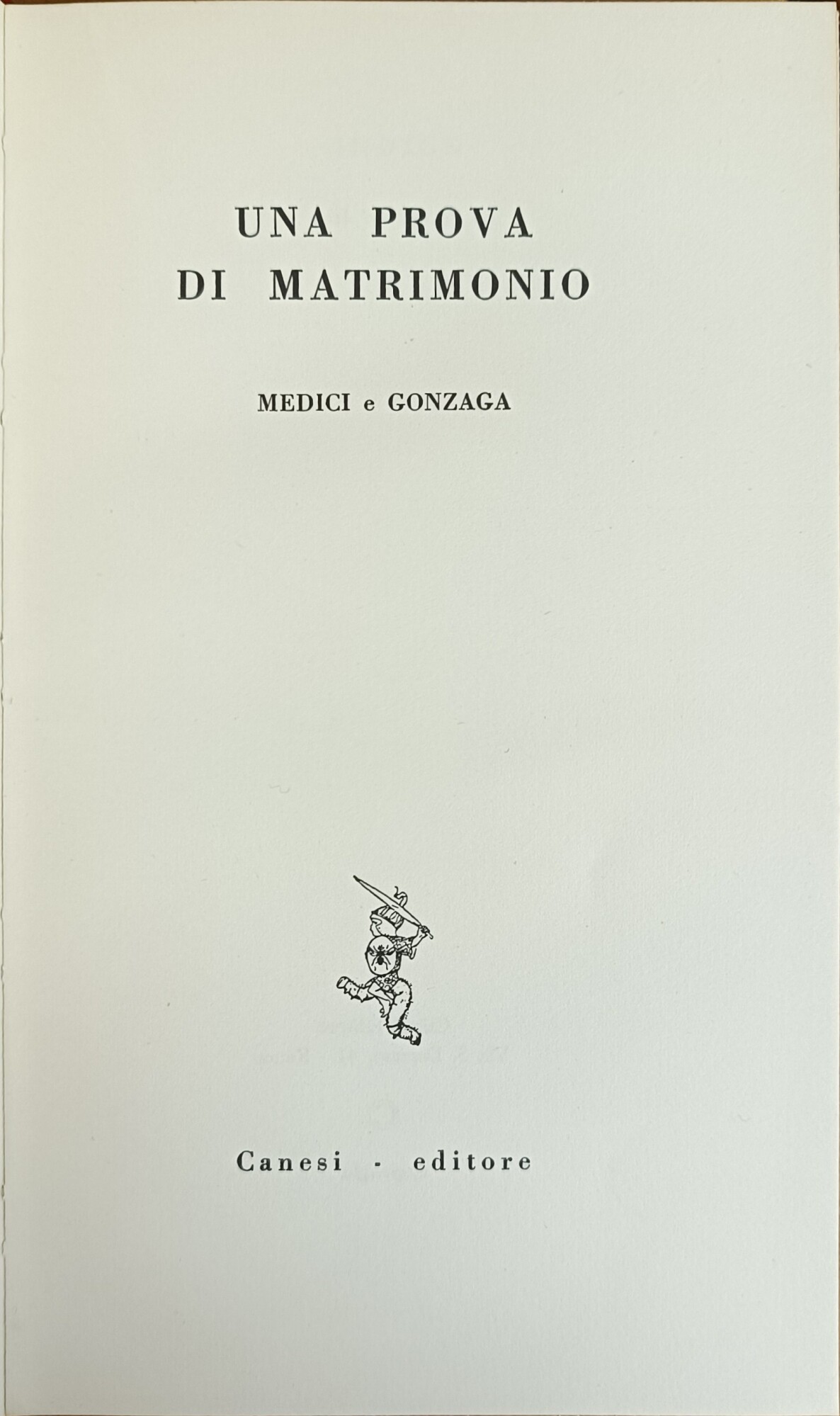 UNA PROVA DI MATRIMONIO. MEDICI E GONZAGA