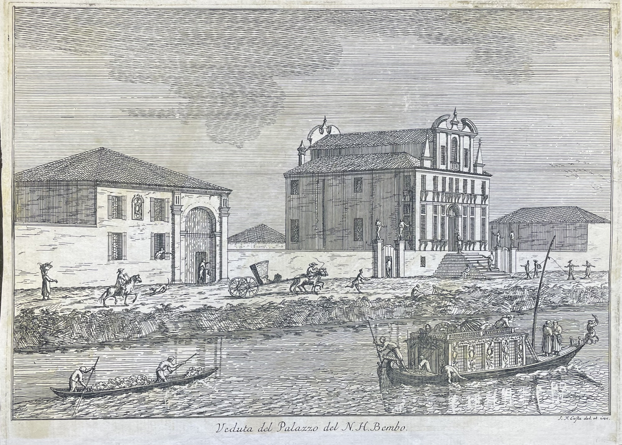 VEDUTA DEL PALAZZO DEL N. H. BEMBO