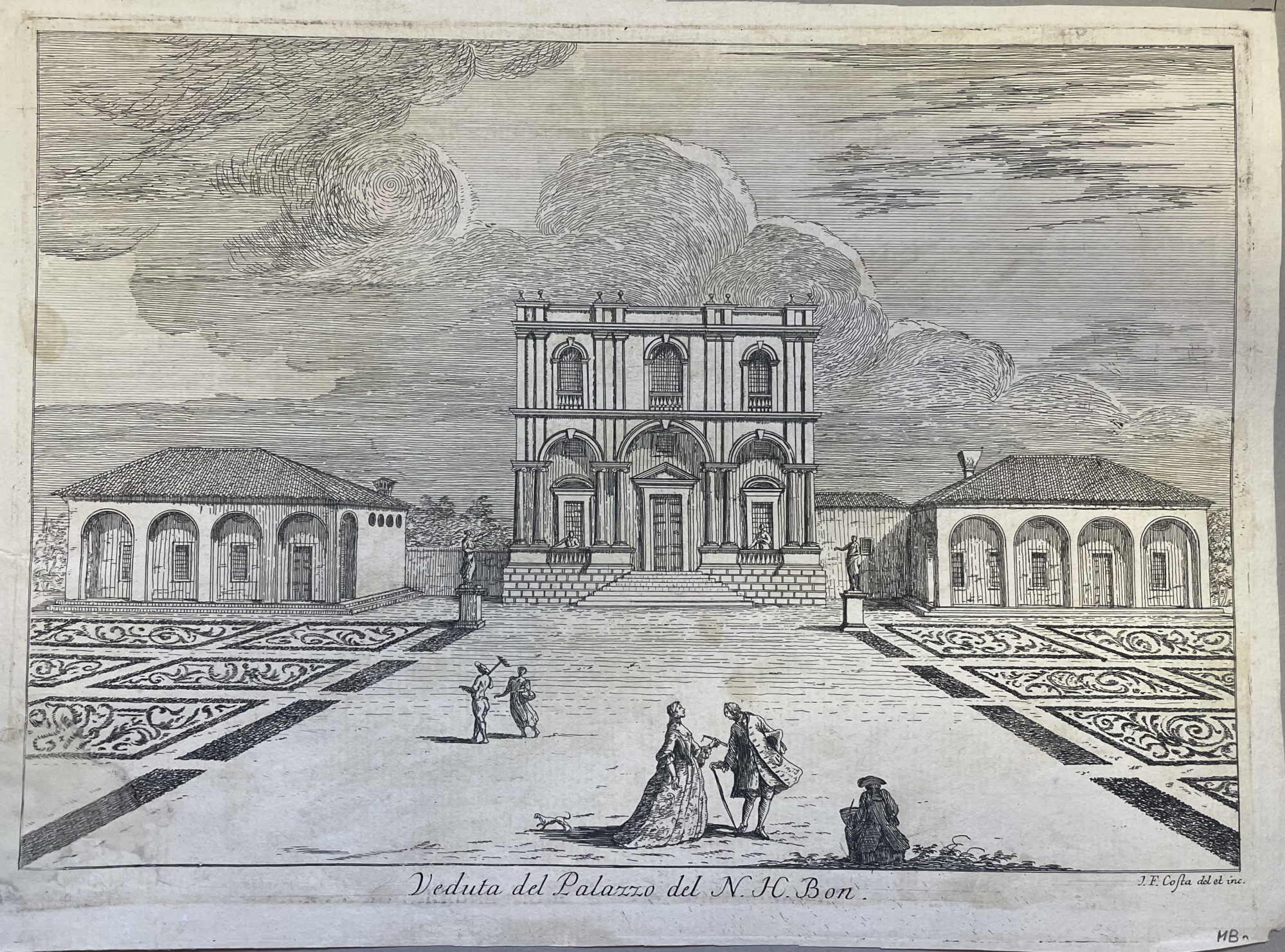 VEDUTA DEL PALAZZO DEL N. H. BON