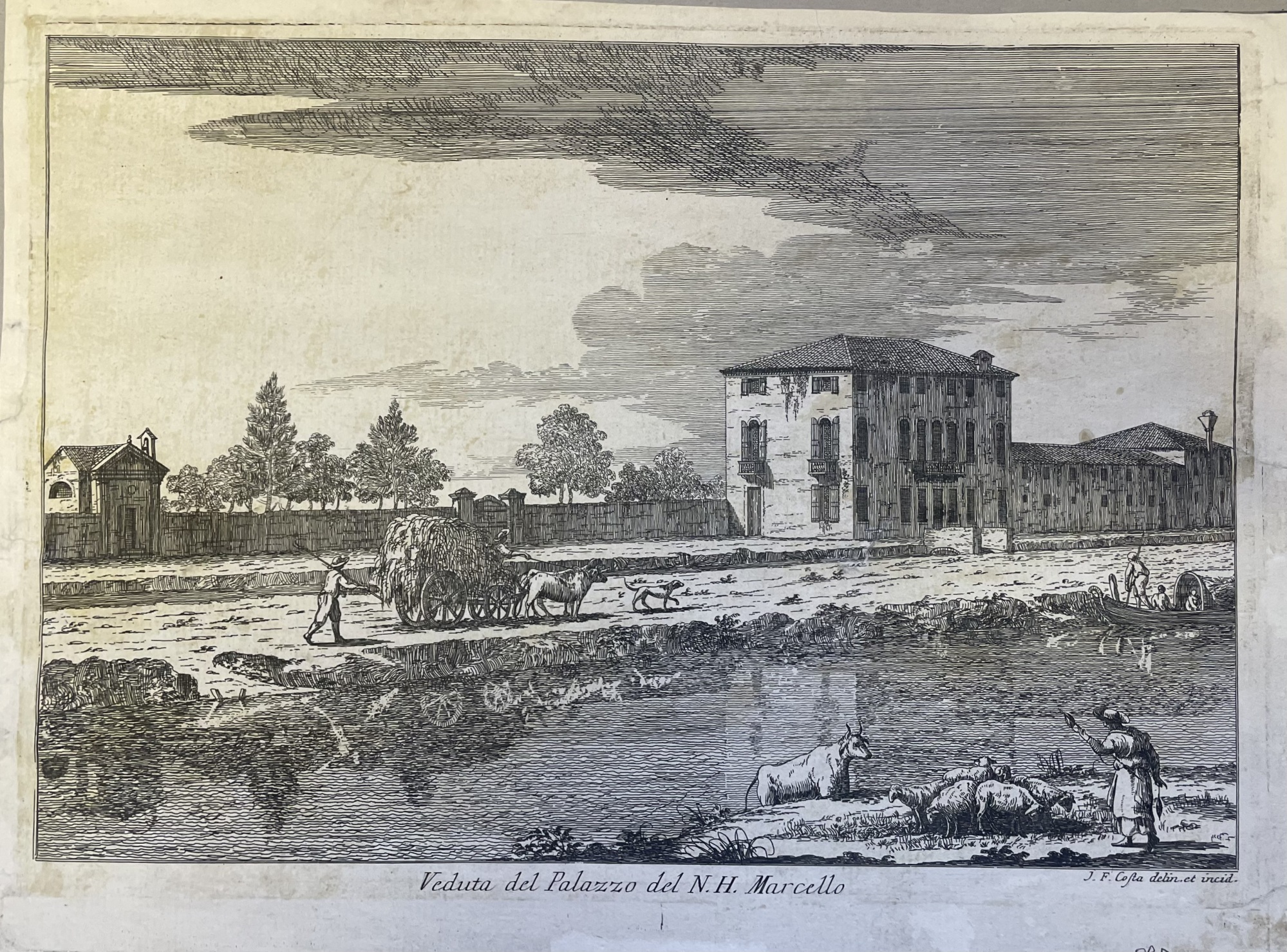 VEDUTA DEL PALAZZO DEl N. H. MARCELLO