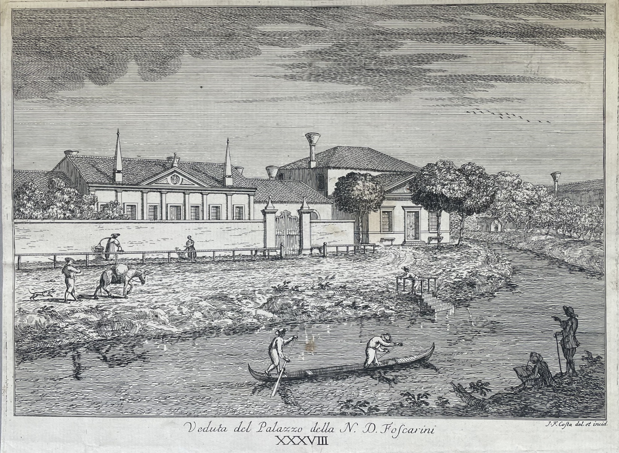 VEDUTA DEL PALAZZO DELLA N. D. FOSCARINI