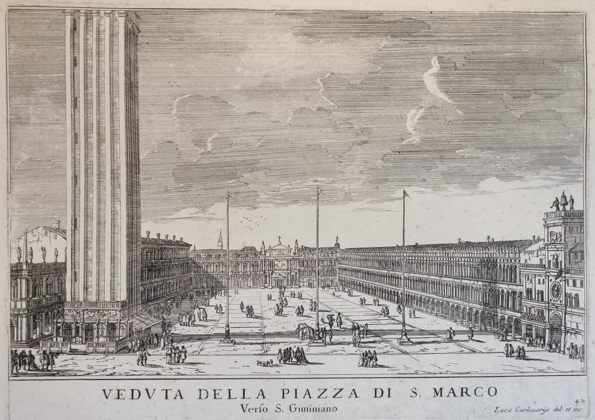 VEDUTA DELLA PIAZZA DI S. MARCO. VERSO S. GIMINIANO