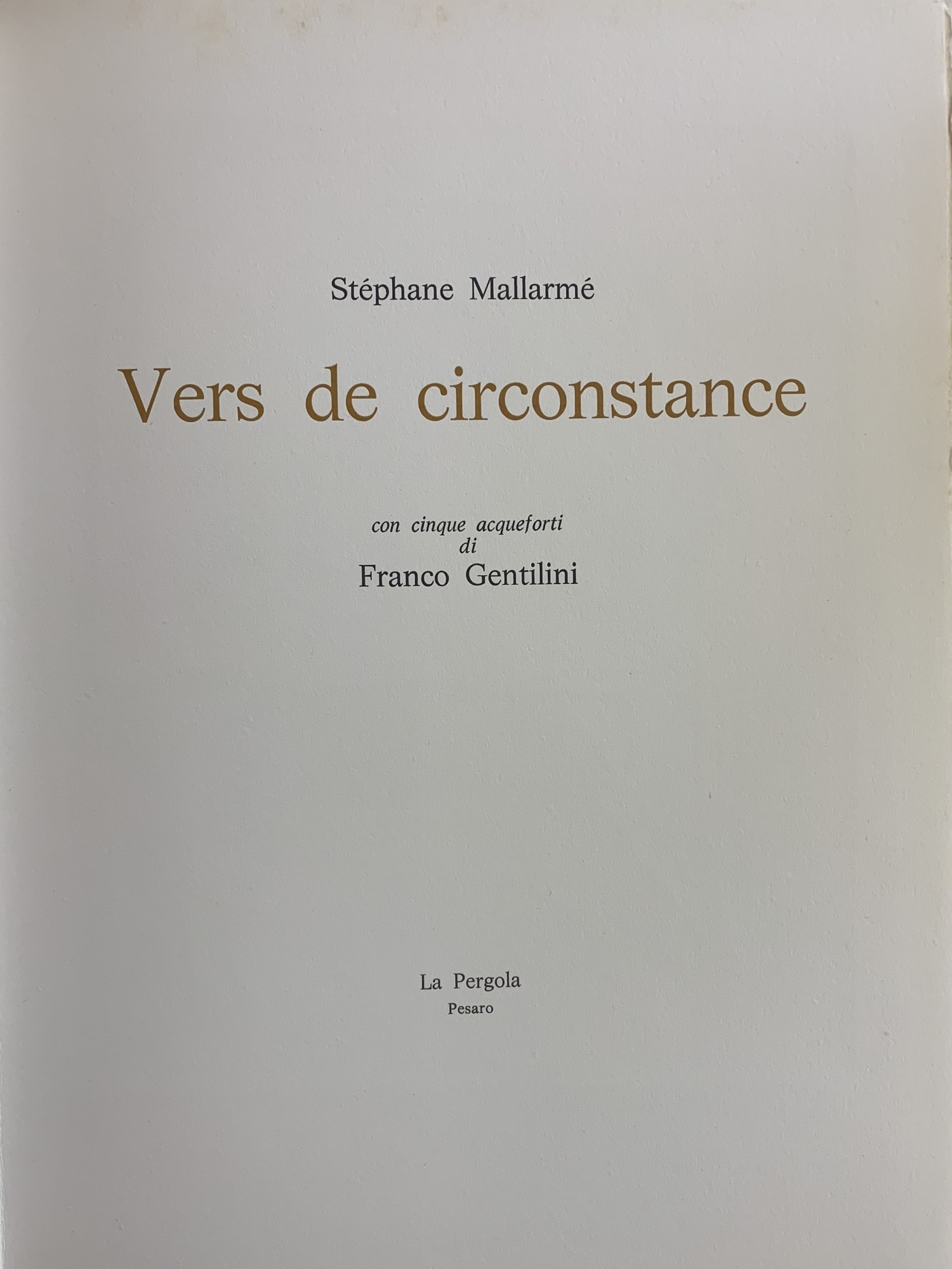 VERS DE CIRCONSTANCE