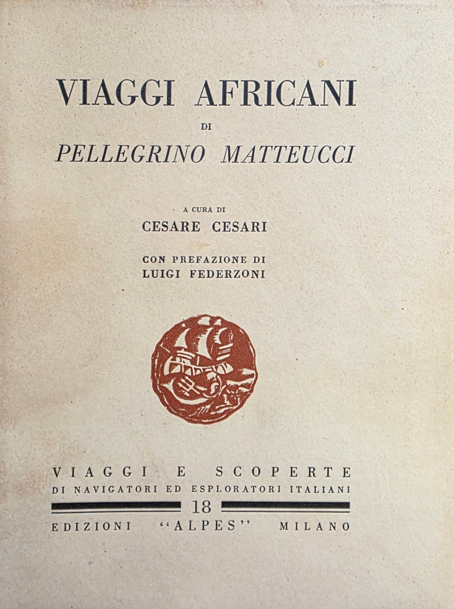 VIAGGI AFRICANI DI PELLEGRINO MATTEUCCI