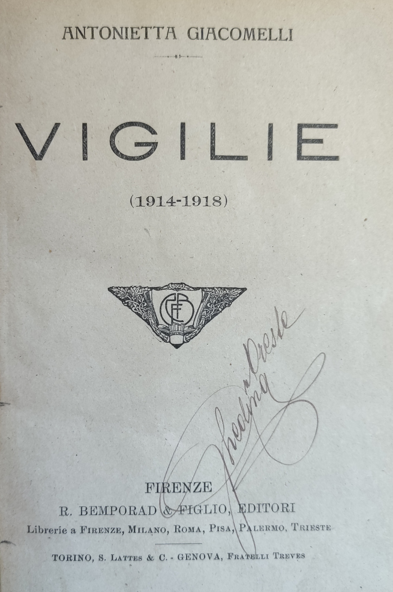 VIGILIE (1914-1918)